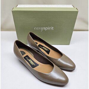 EasySpirit Leather Pumps Heels Taupe Sz 6.5 shoes